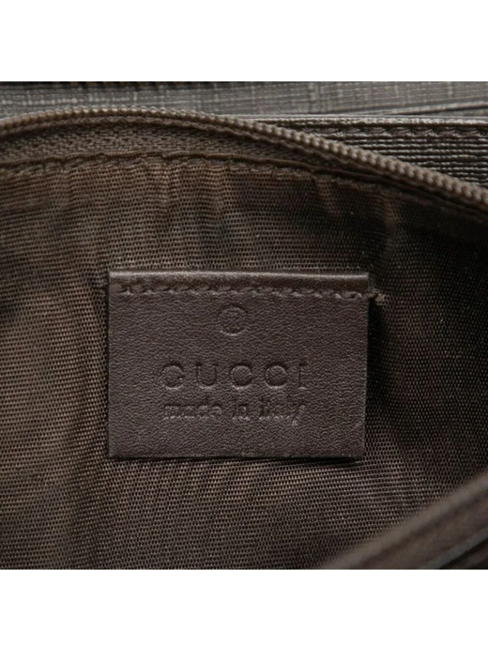 ★SOLD★ Gucci GG Supreme Round Fastener Wallet Beige Brown - Picture 5 of 7